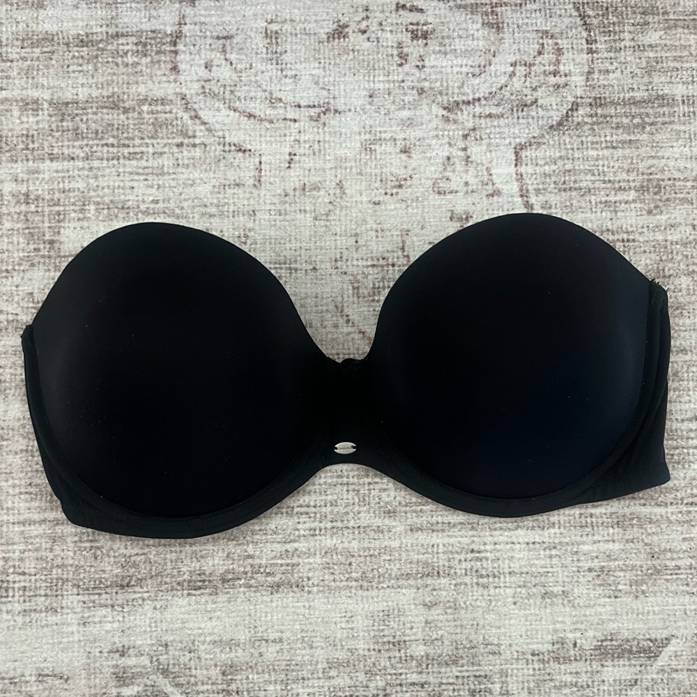 Calvin Klein Black Strapless Bra
